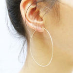 Carla Caruso Large 14k Round Hoop Earrings