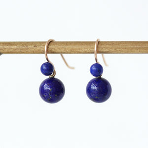 
            
                Load image into Gallery viewer, Danyell Rascoe Lapis Lazuli Chan Earrings
            
        