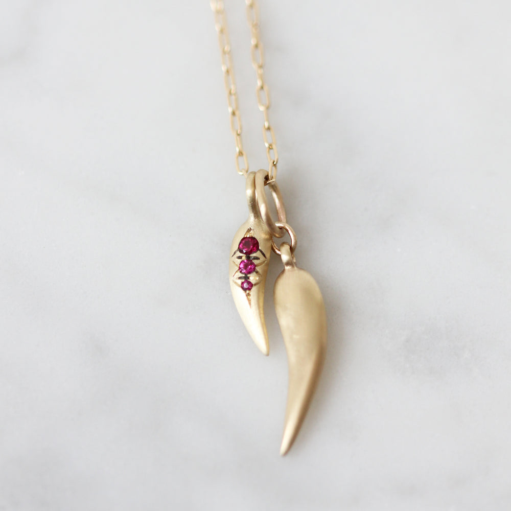 Ruby Chili Necklace