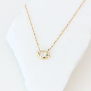 
            
                Load image into Gallery viewer, Marquise Rose Cut Diamond Necklace
            
        