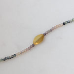Margaret Solow Ombre Beads and 18K Yellow Gold Bracelet