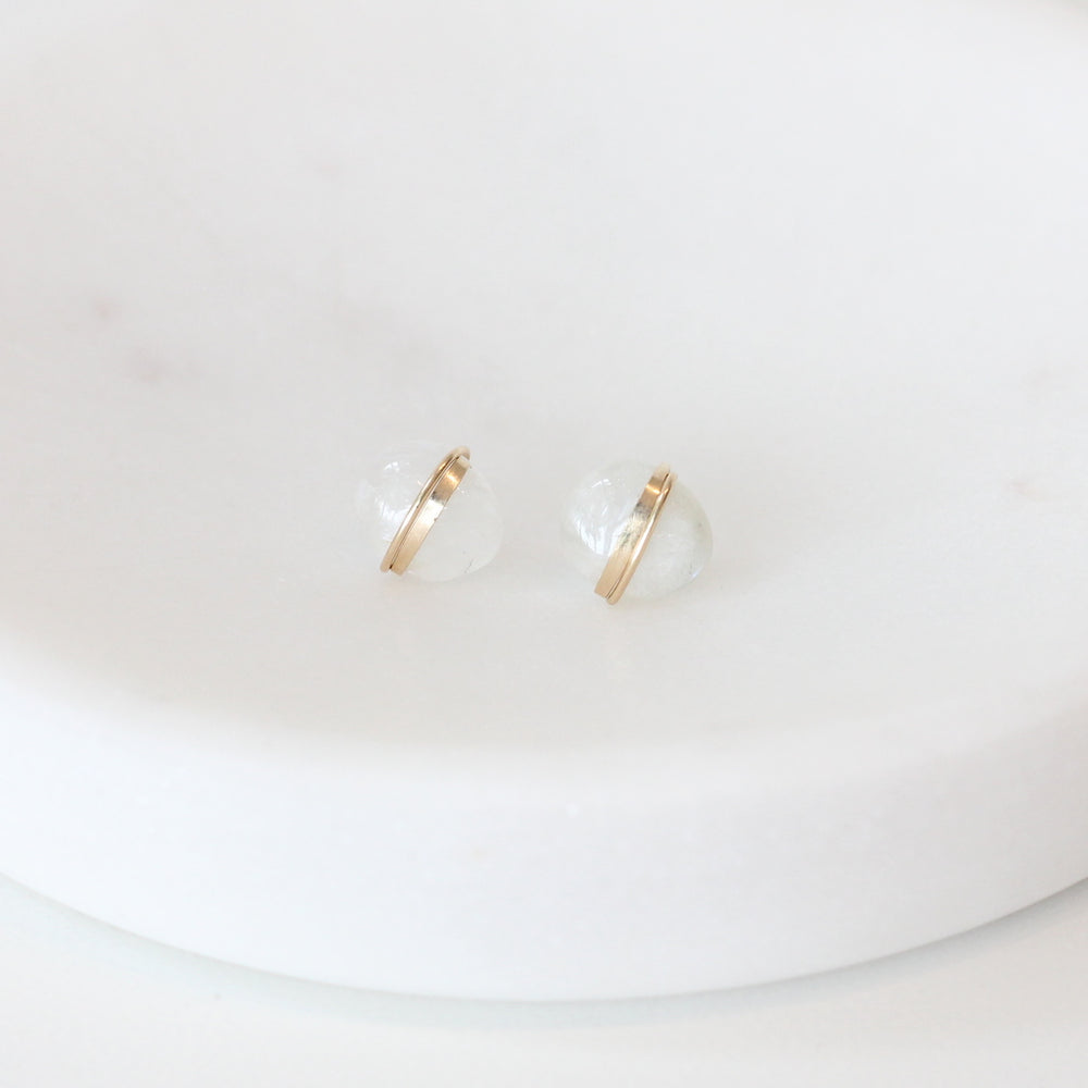 Mary MacGill Gold-filled Moonstone Studs