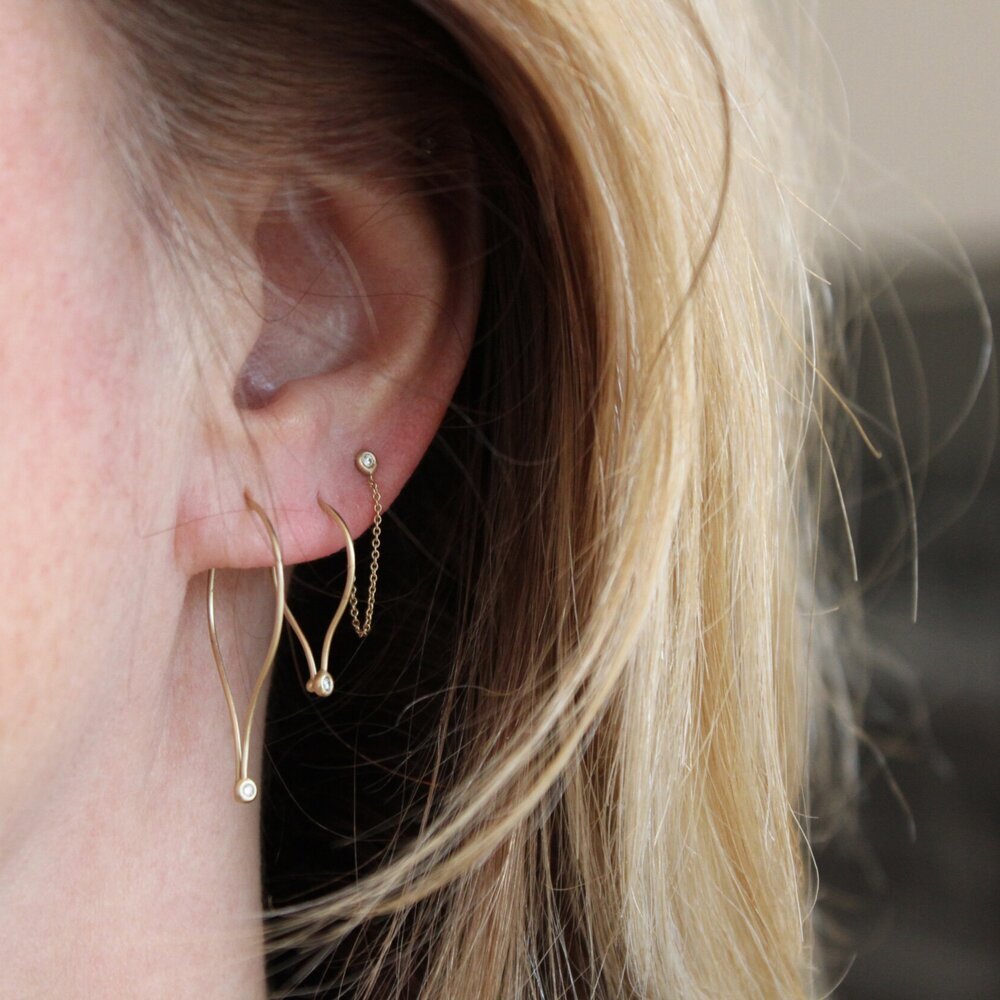 Diamond Chain Studs
