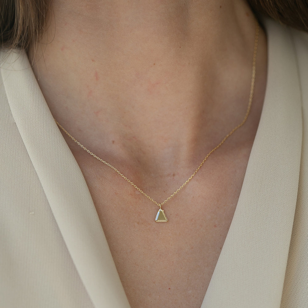 
            
                Load image into Gallery viewer, Five Prong Diamond Necklace
            
        