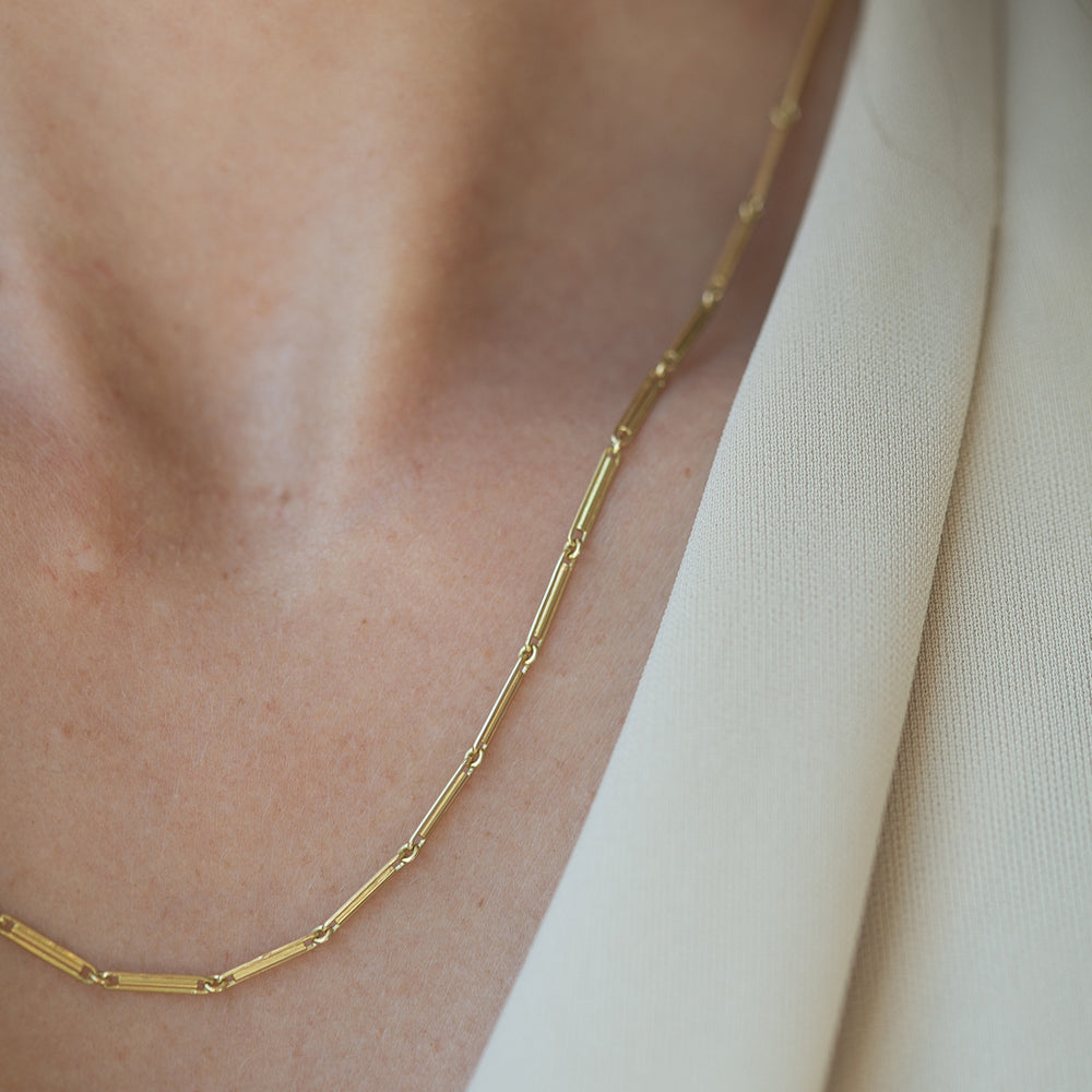 18K Trombone Necklace