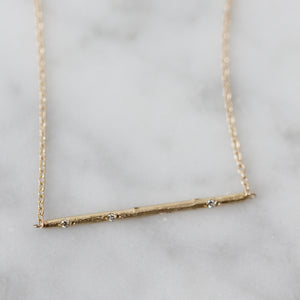 Victoria Cunningham Diamond Stick Necklace